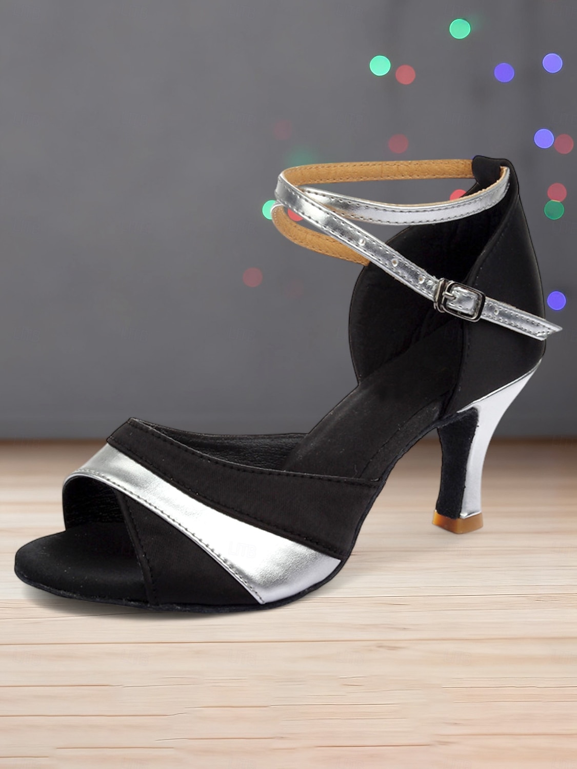 Women's Black and Red Professional Latin Dance Shoes, Strappy Open-Toe Ballroom Heels, Elegant Performance & Practice Shoes for Salsa and Tango Dancers 2026 - $29.99 –P4