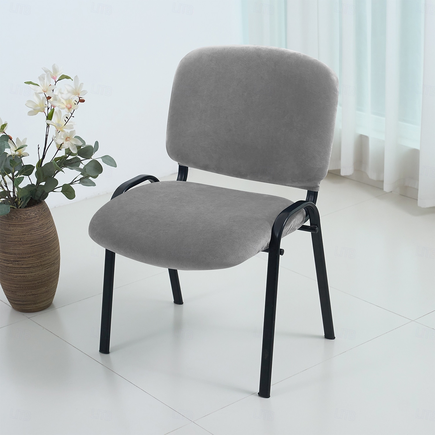 Комплект из 2 бархатных чехлов для складных стульев, эластичная защита стульев для свадьбы, банкета, вечеринки или украшения дома 2025 - $11.49 –P3