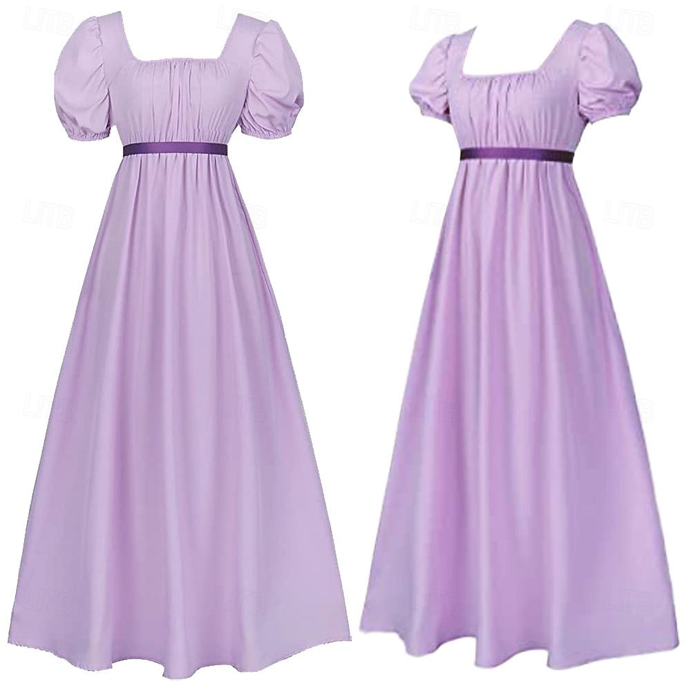 Retro Středověké Renesanční Šaty Plesové Šaty inspirované Regency Maškarní kostým Dámské Královský předvečer Všech svatých Karneval Výkon Ren Faire Retro tematická párty Dospělé Šaty 2025 - $40.99 –P4
