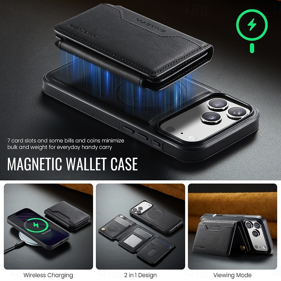 2026年 電話 ケース 用途 iPhone 17 Pro Max 17 Air バックカバー 耐衝撃 レトロ風 TPU PC PUレザー  コレクション – $24.99 –P5