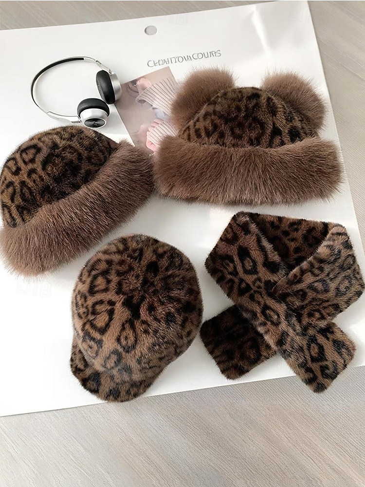 Dames Pluche hoed Hoedaccessoires Nepbont Elegant Vintage Modieus Herfst Winter 2026 - $14.99 –P6