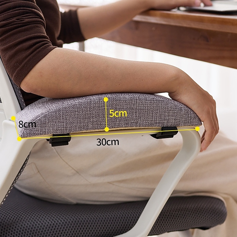 Poduszka podłokietnika na krzesło biurowe, poduszka podłokietnika na krzesło biurowe, zmywalny pokrowiec, gruba ergonomiczna poduszka na łokcie, wyściółka podłokietnika do jadalni 2026 - $17.99 –P4