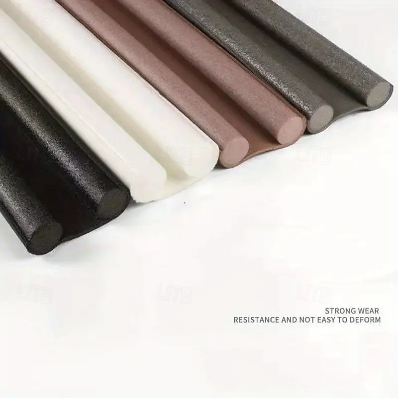 5-pack tätningslist för dörrbotten, 1 meter lång, dragstopp – flexibel plasttätning i kommersiell kvalitet under dörren, non-stick, buller- och dragstopp för hem och kontor 2026 - $16.49 –P2