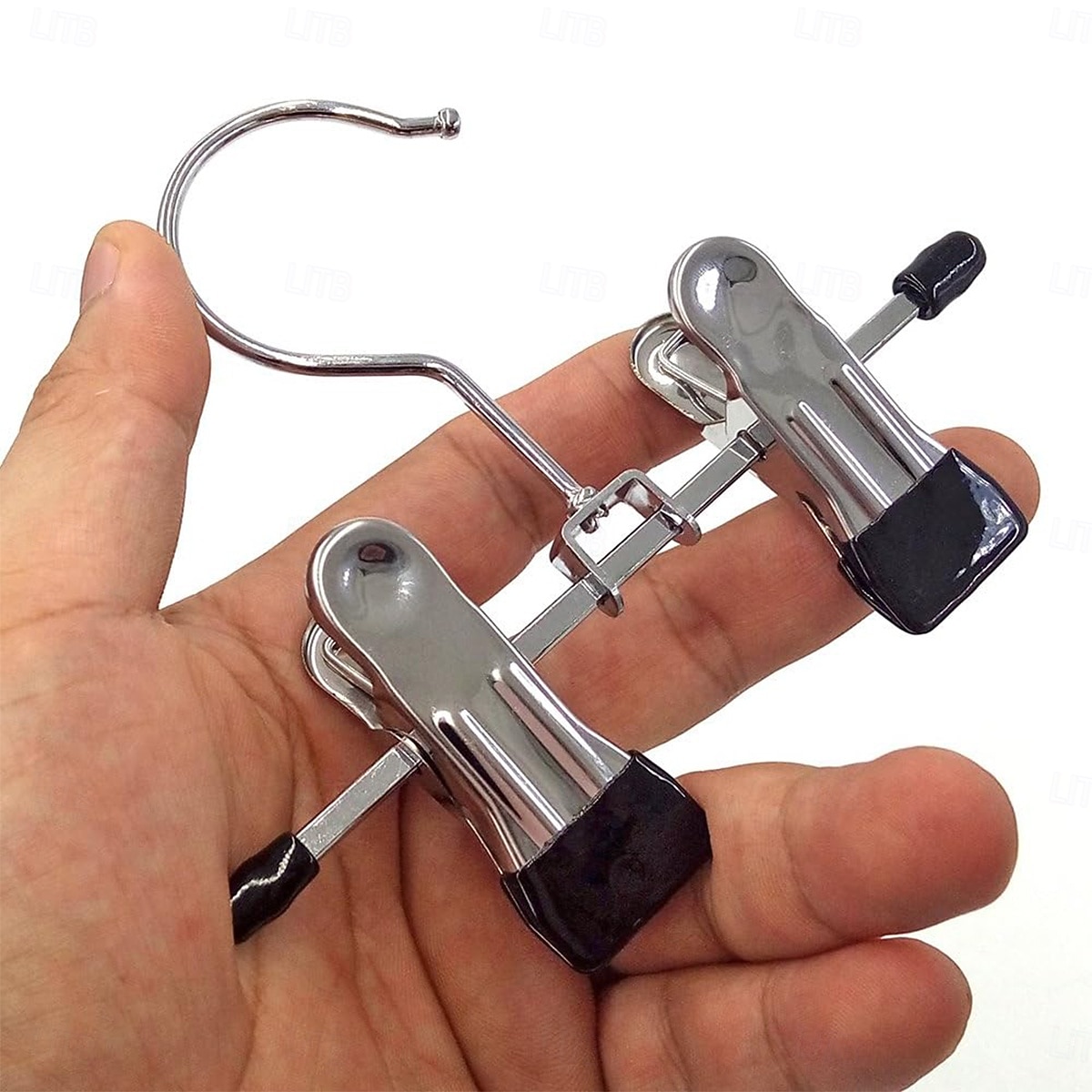 6 ks nastavitelný nerezový botník/složka na kalhoty/multifunkční přenosný cestovní prádelní stojan/pračka/háčky/sponky/ponožky/boty/sada 6 kusů (6) 2026 - $15.99 –P7