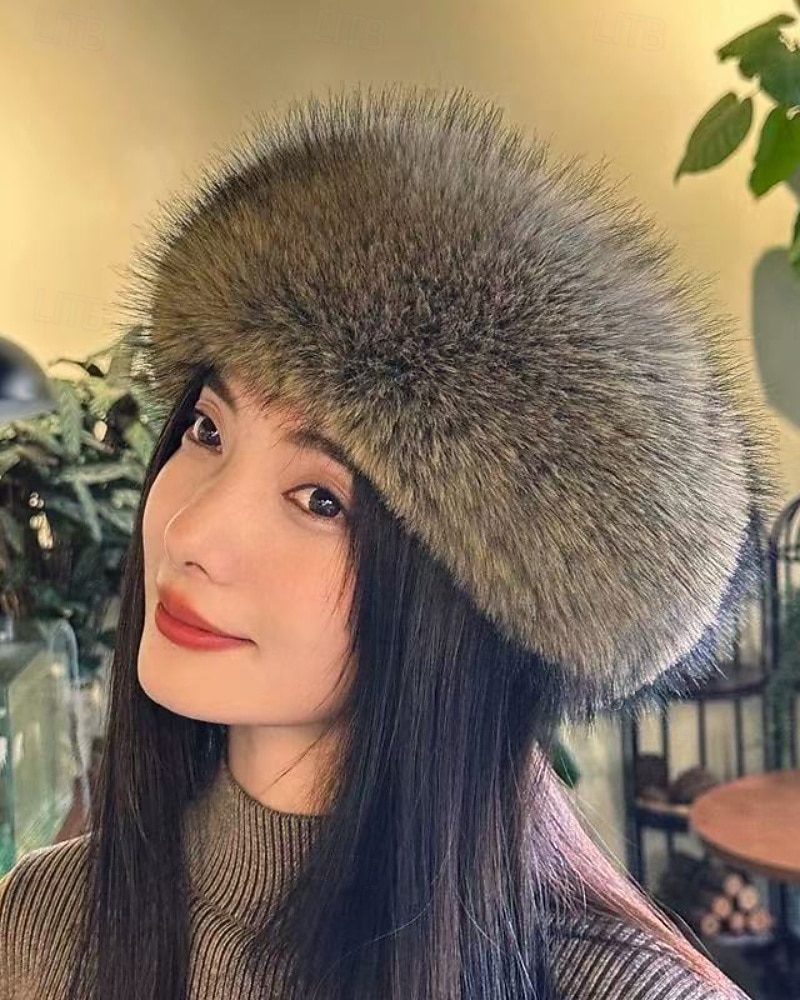 Dámské Teplá zimní čepice Denní Dovolená Pevná barva Polyester Na běžné nošení Zahřívací 1 PC 2025 - $18.99 –P5