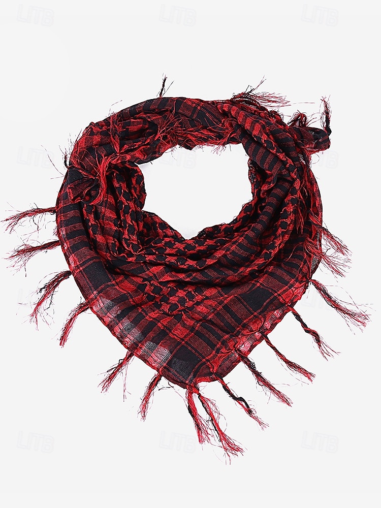 Weihnachtsschal für Herren – weiche, stylische und warme karierte Schals in mehreren Farben für Winterferien, Freizeitkleidung und Partys im Freien 2025 - $9.99 –P7