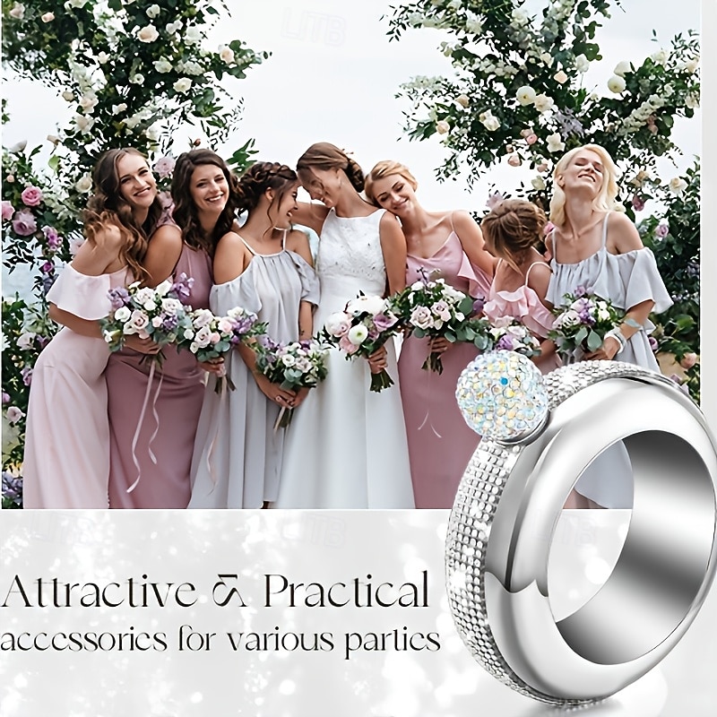 1 fiaschetta in acciaio inossidabile alla moda per donna: nasconde discretamente vino e cocktail &liquori - accessorio perfetto per feste estive - un must-have per la cucina di alta qualità per Natale del 2025 a $23.99 –P6