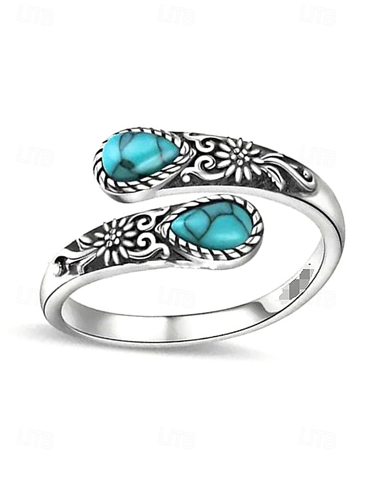 Bague ajustable en argent pour femme avec pierre de lune et cristal, bijou bohème vintage pour fiançailles, anniversaire et usage quotidien de 2025 ? $7.99 –P8