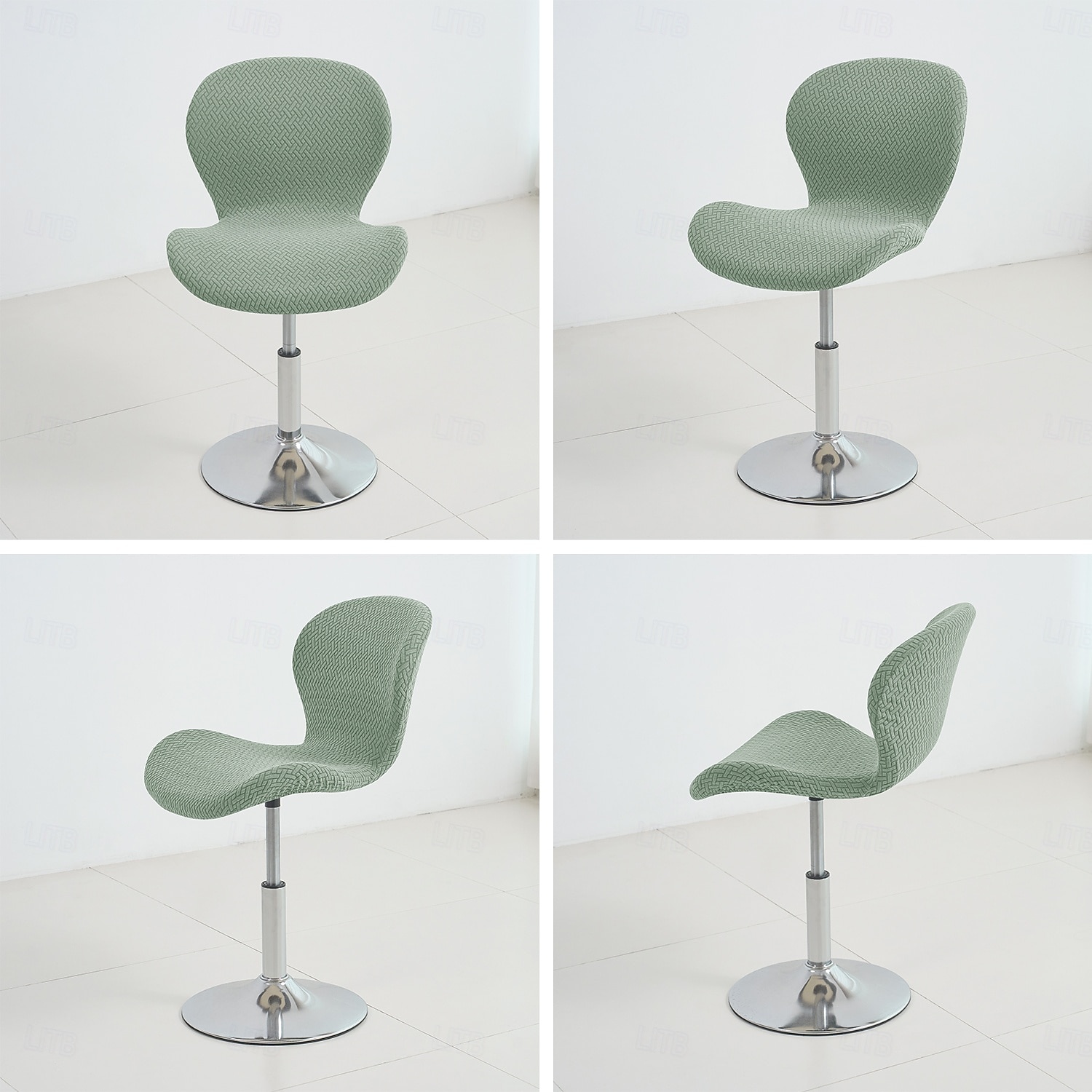 Чехол на кухонный стул Сплошной цвет Активный краситель Полиэстер Чехол с функцией перевода в режим сна 2025 - $13.99 –P9