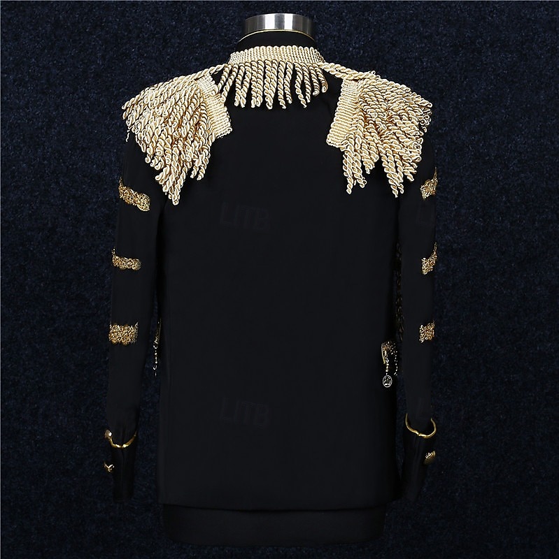 Real Abrigo Baile de Máscaras Chaqueta de circo Príncipe Aristócrata Retro Antiguo Rococó Adulto Hombre Carnaval Mascarada Evento / Fiesta Disfrazarse 2026 - $141.99 –P3