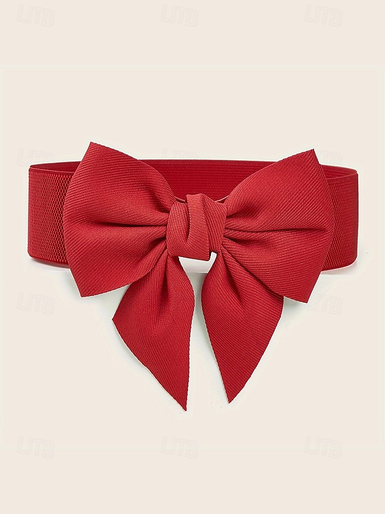 Ceinture élastique à nœud pour femme, élégante et confortable pour les robes, accessoire de Noël parfait en plusieurs couleurs de 2026 ? $11.99 –P5