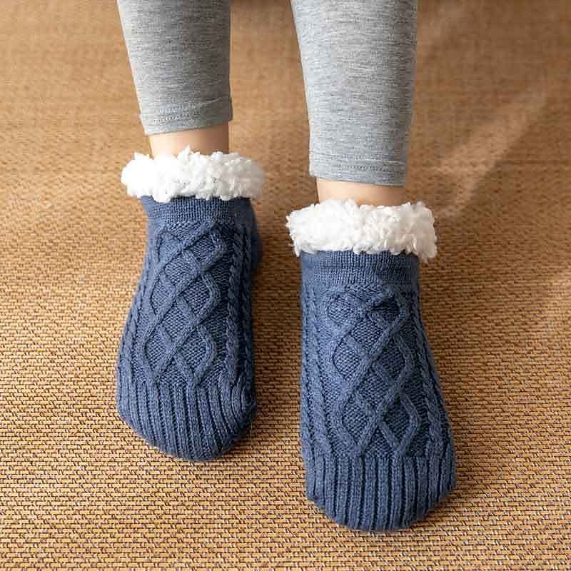 Men's 1 Pair Socks Sherpa Lined Socks Casual Socks Winter Socks Black Wine Color Plain Vacation Daily Knitted Warm Winter Fashion Casual 2026 - $8.99 –P3