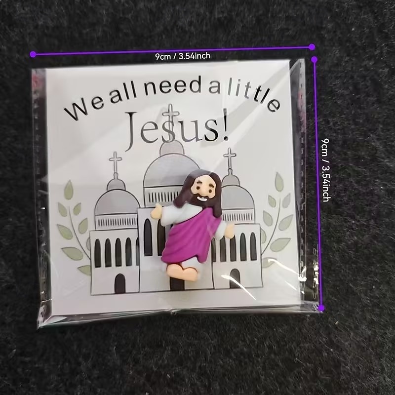 20 biglietti d'auguri tascabili con Gesù per Pasqua, inserti per biglietti d'auguri - mini figure di Gesù, scuola, religiosi, bomboniere per feste di Natale, regalo artigianale, biglietti d'auguri del 2026 a $29.99 –P2