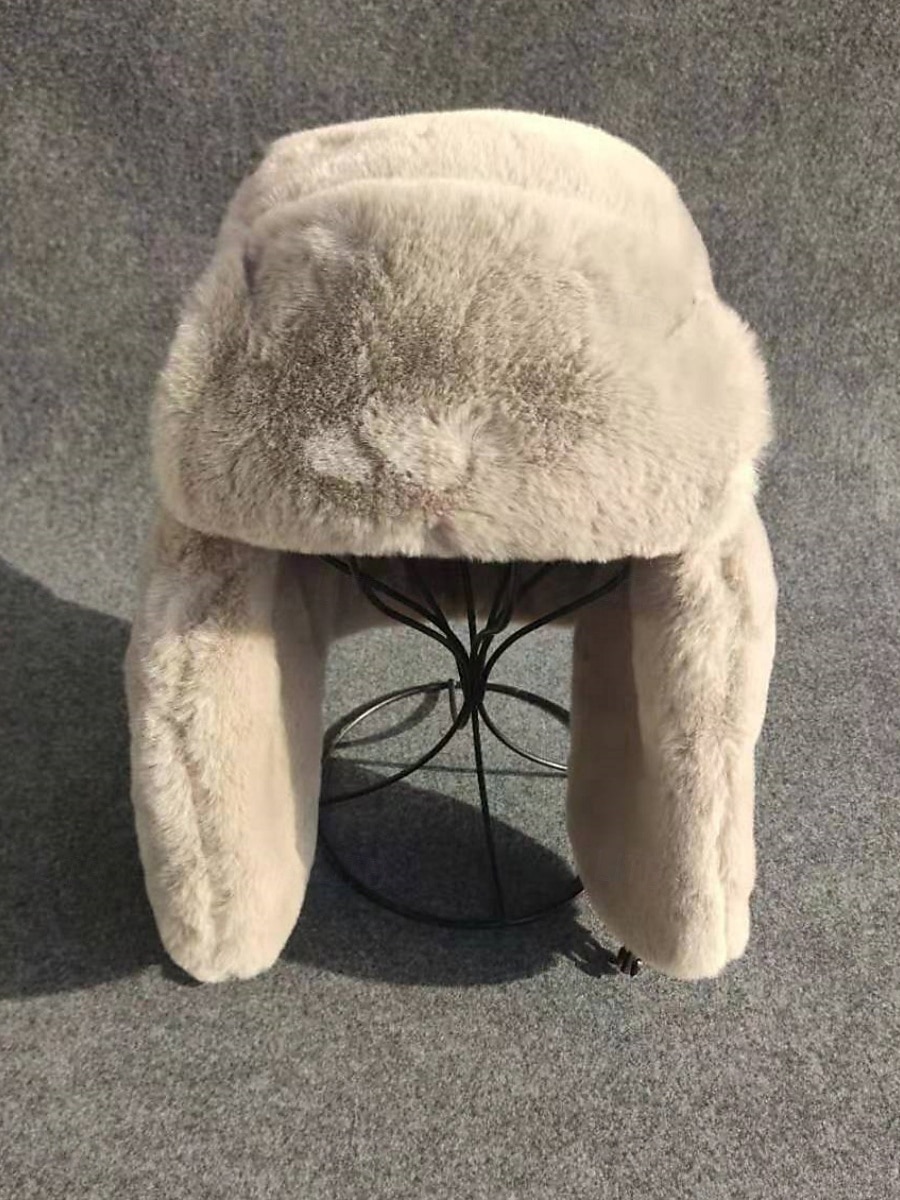 Damen Hut Wintermützen Warm Straße Täglich Wochenende Einfarbig Einfarbig 2026 - $22.99 –P6