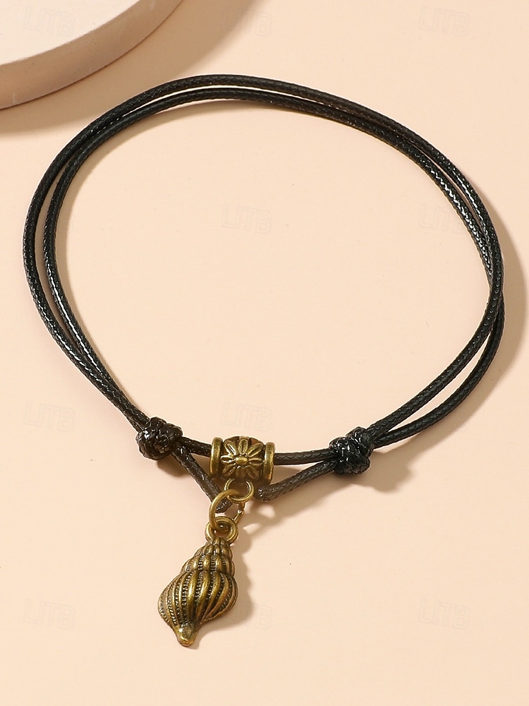 Women's Dragonfly Pendant Anklet, Adjustable Rope Bracelet with Vintage Charm, Boho Beach Foot Jewelry for Summer, Parties & Holidays 2026 - $5.99 –P7