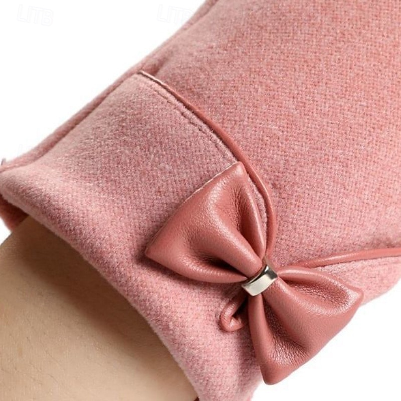Women's 1 Pair Fingertips / Winter Gloves Streetwear / Outdoor Gloves - Solid Colored Full Finger 2026 - $17.49 –P7