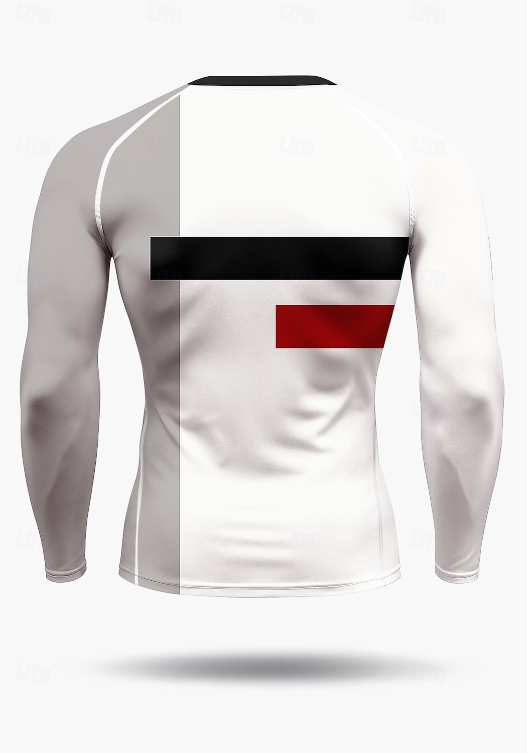 Homens Geométrica Camisetas Compressão Camiseta de Corrida Primavera Outono Impressão 3D Bloco de cor Manga Longa Secagem Rápida Compressão Power Flex Pavio Humido Respirável Treino de Ginástica de 2026 por $20.99 –P2