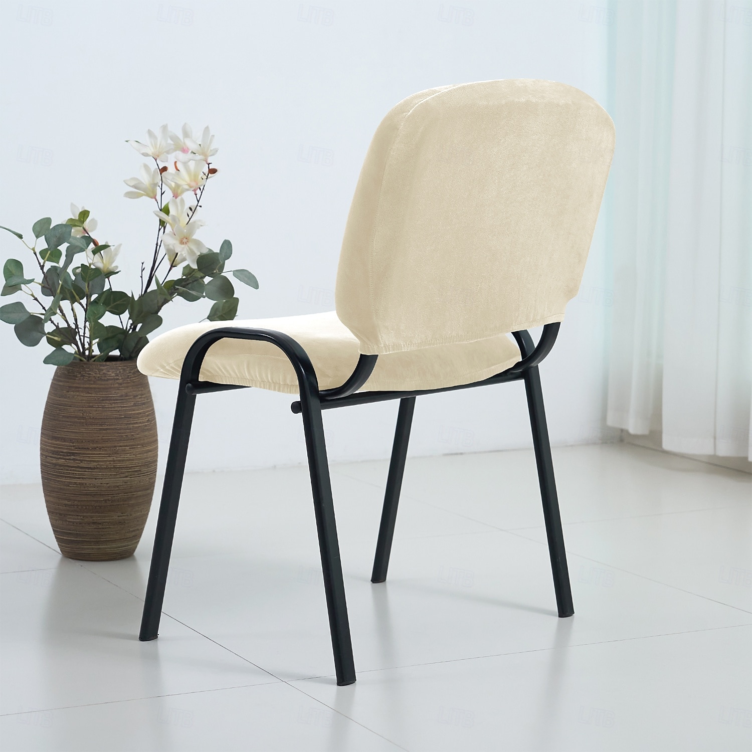 Комплект из 2 бархатных чехлов для складных стульев, эластичная защита стульев для свадьбы, банкета, вечеринки или украшения дома 2025 - $11.49 –P5