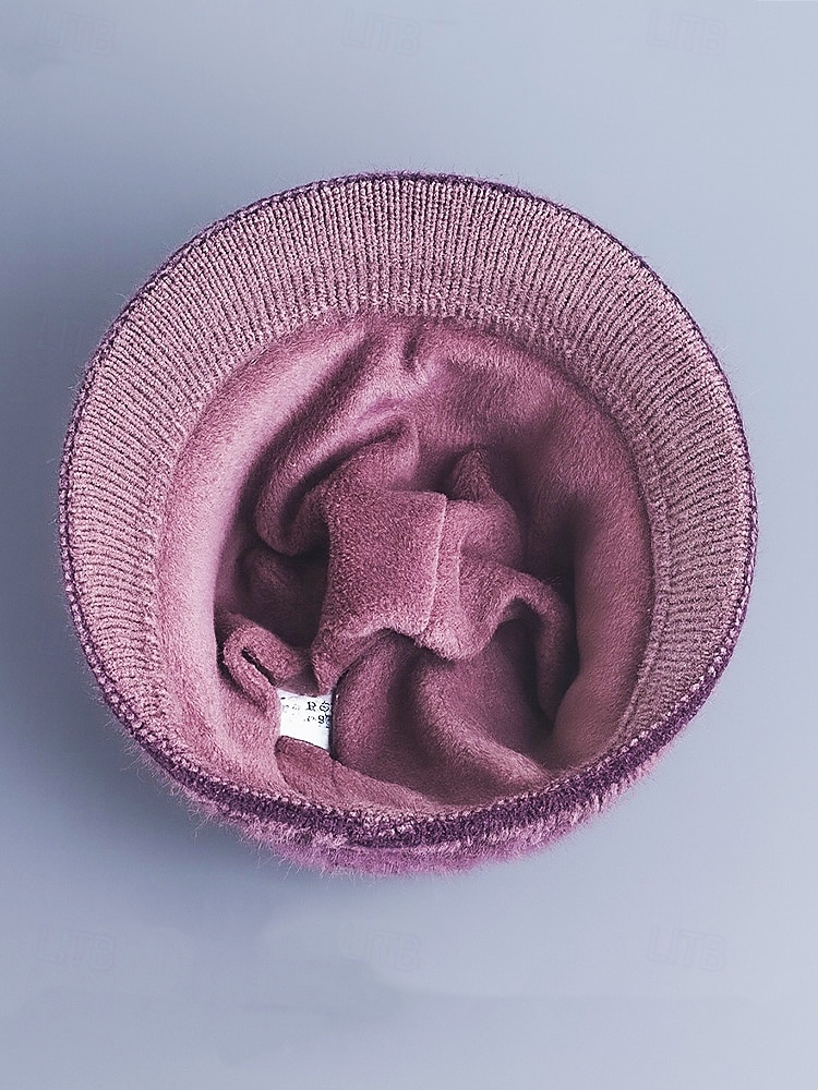 Женский рождественский комплект из акриловой шапочки и гетры – уютный ребристый дизайн с бантом, доступен в нескольких цветах, идеально подходит для зимних каникул и торжественных случаев 2026 - $19.99 –P8