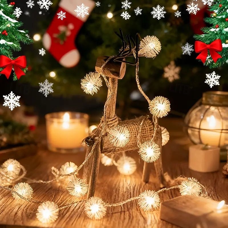 Luces de Cuerda Diente de León con Control Remoto 8 Modos 10m 80LED Lindas Luces de Hadas Blanco Cálido para Árbol Dormitorio Ambiente Festivo Decoración de Fiesta de Boda Cumpleaños 2026 - $21.99 –P3