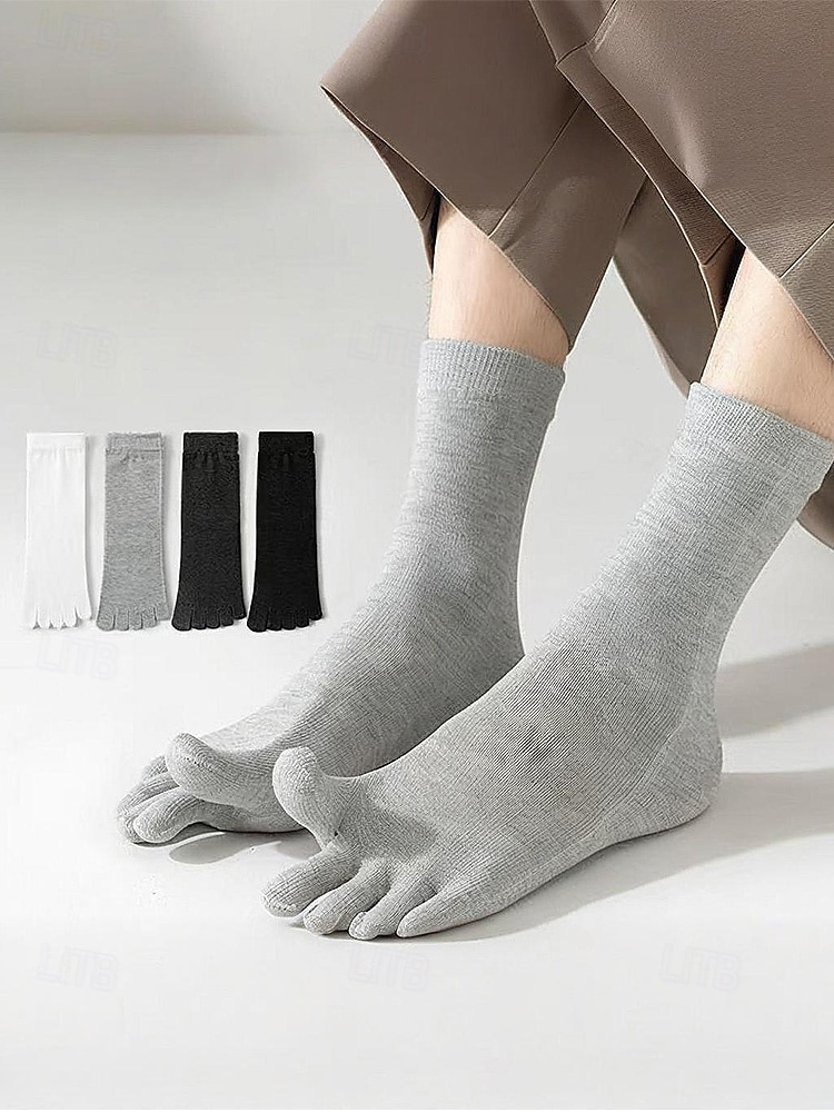 мужские носки из чистого хлопка – дышащие, удобные и стильные носки для повседневной носки и активного образа жизни, доступны в разных цветах 2026 - $9.99 –P1
