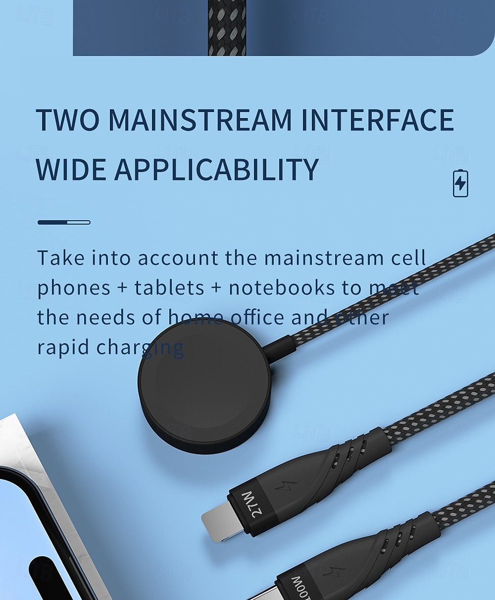 2 Pack Travel Essentials for Apple Watch Charger3 in 2 USB C Cable Multi Charging Cable USB C/L for CarCamping Essentials iWatch Charger for Ultra/SE/10-1&iPhone 17-12 Xbox 360 Headset 2026 - $18.99 –P15