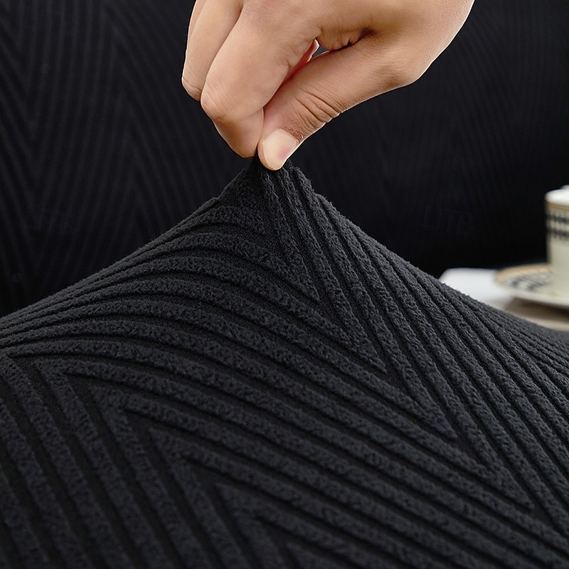 rugalmas jacquard szövet kanapéhuzat, stretch kanapéhuzat, szekcionált L alakú kanapéhuzat, sarokhuzat nappaliba, 1/2/3/4 üléses 2026 - $43.99 –P2