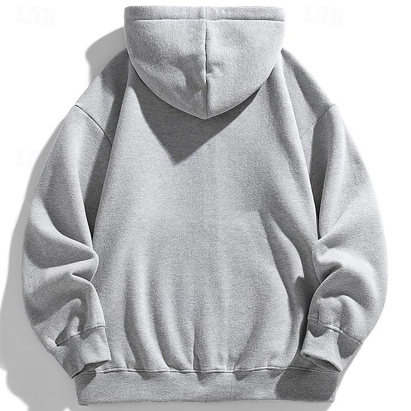 Per uomo Felpa con cappuccio Felpa con cappuccio a zip intera Aalbicocca Nero Bianco Vino Blu marino Con Cappuccio Semplice Coulisse Con zip Tasca Sport & Outdoor Quotidiano Ferie Poliestere del 2025 a $28.99 –P5