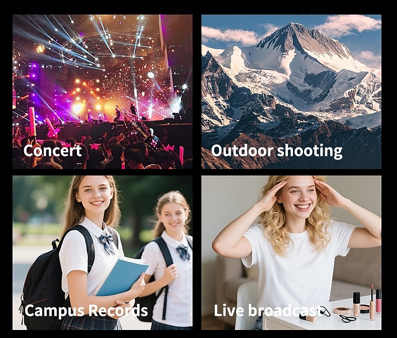 Uusi 4k fhd -digikamera 64 gigatavun muistikortilla vuodelta 2025, kompakti, pieni ja edullinen ladattava valokuvauskamera, 64 megapikselin automaattitarkennuskamera, erittäin sopiva aloitteleville 2026 - $117.99 –P9