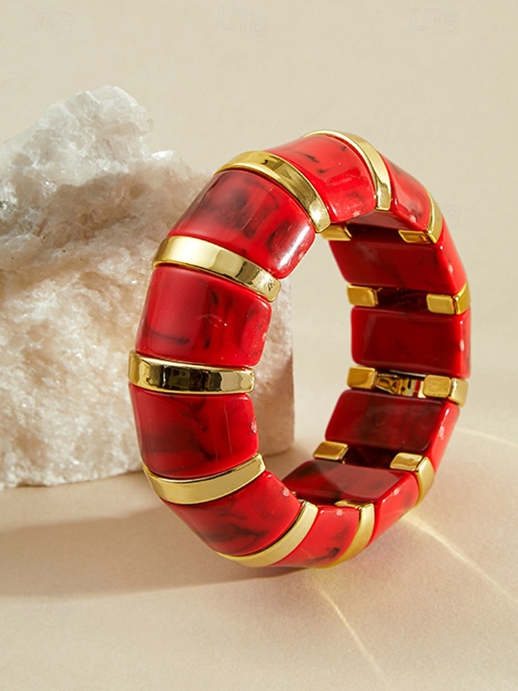 Dame Armbånd Akryl Legering Bohemsk Fritid Valentinsdag 2026 - $11.99 –P6