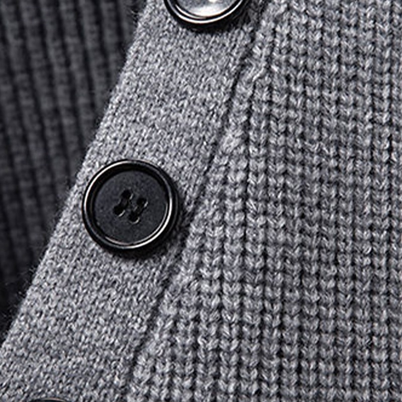Homens Suéter Pulôver suéter Estriado Tricotar Tops regulares Conversível Tricotado Tecido Xaile Roupa de Malha Moderna Casual Roupa Diária Roupa Outono Inverno Preto Branco M L XL de 2026 por $39.99 –P7