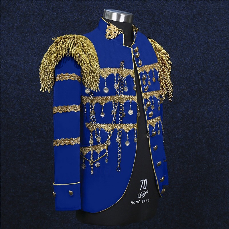 Real Abrigo Baile de Máscaras Chaqueta de circo Príncipe Aristócrata Retro Antiguo Rococó Adulto Hombre Carnaval Mascarada Evento / Fiesta Disfrazarse 2026 - $141.99 –P12