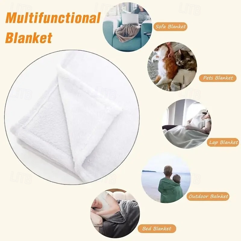 Vintage Plaid Christmas Digital Print Blanket with Gingerbread, Bow, Christmas Tree & Floral Patterns, Cozy Flannel Throw 2025 - $11.49 –P2