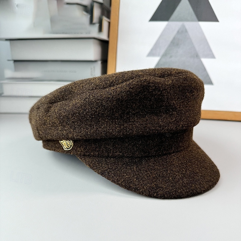 Hats Wool Beret Hat Wedding Holiday Tea Party Horse Race Cocktail Elegant Vintage With Metallic Buckle Headpiece Headwear 2026 - $22.99 –P2