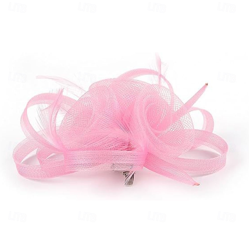 Fascinators Tissu Chapeau Fedora Mariage Fête du thé Course de Chevaux Cocktail Élégant ancien Avec Plume Casque Couvre-chef de 2026 ? $17.49 –P7