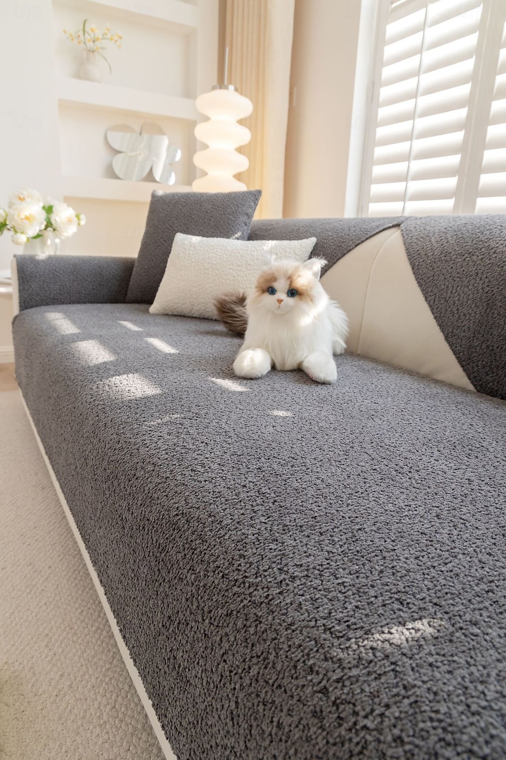 Funda de sofá para sofás en forma de L de 1, 2 o 3 plazas, apta para mascotas, acolchada, antideslizante, lavable, suave y duradera para sala de estar. 2026 - $53.99 –P6