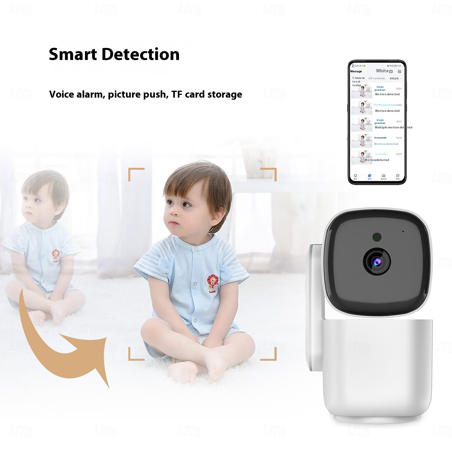 Indoor/Outdoor IP65-Rated 1080p Pan/Tilt/Zoom Wi-Fi Smart Home Security Camera with Color Night Vision 2-Way 2025 - $32.99 –P4