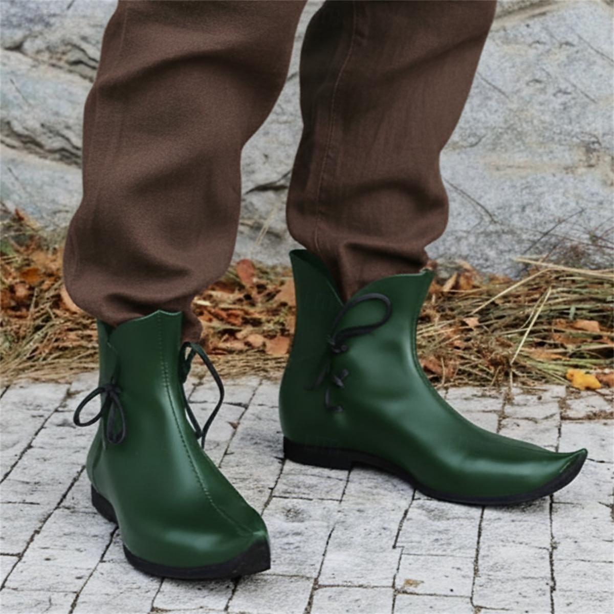 Retro Středověké Renesanční Boty Maškarní kostým Pánské Keltské Pirát předvečer Všech svatých Karneval Plesová maškaráda Plesová maškaráda Párty a večer Dospělé Boty 2025 - $75.99 –P8