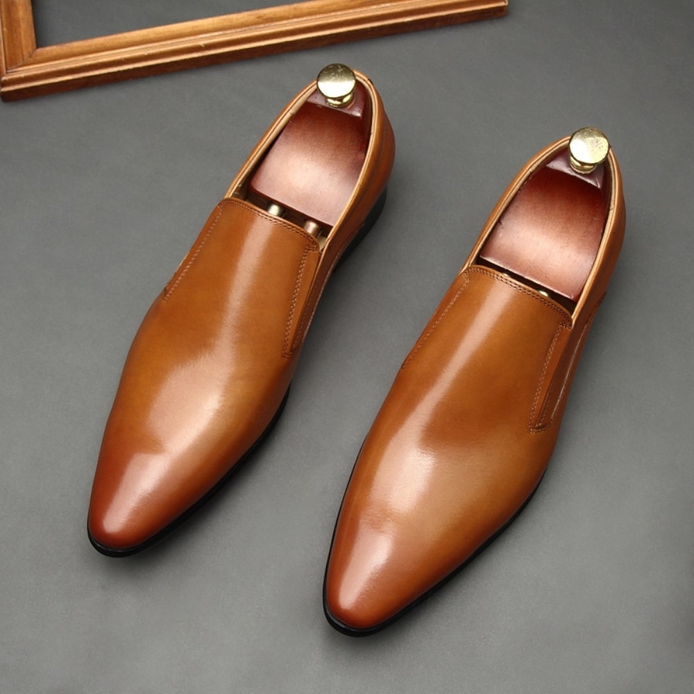 Mocasines de piel para hombre con detalle de borlas: calzado elegante y cómodo para bodas, reuniones de oficina y eventos nocturnos. 2026 - $139.99 –P8