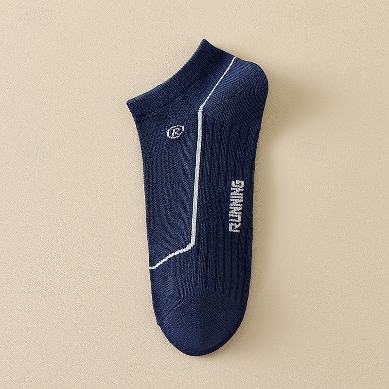 Pánské 5 párů Vícenásobné balení Ponožky Koşu Çorapları Ponožky pro běžné nošení Duhová Barva Slátanina Písmena Dovolená Sporty a outdoor Denní Základní Střední Jaro Podzim Módní Na běžné nošení 2026 - $4.99 –P3