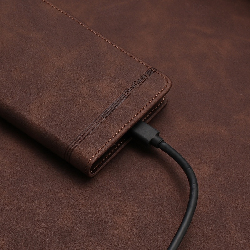 телефон Кейс для Назначение iPhone 17 Pro Max 17 Air 17 i16 15 14 Pro Max Plus 13 Pro Max Mini Кошелек для карт Защита от удара Ретро Кожа PU 2026 - $15.99 –P6