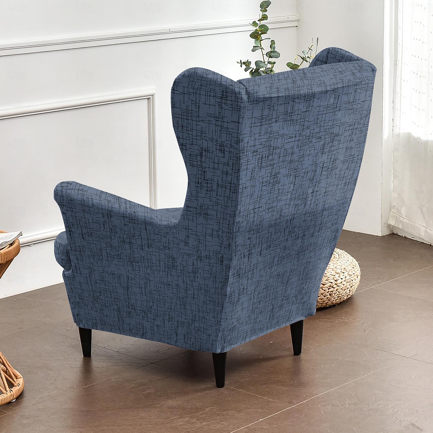 stretch hoes voor een fauteuil, polyester hoes met bloemen-/streep-/geometrische print voor een fauteuil, afneembare decoratieve meubelbeschermer 2026 - $47.99 –P3