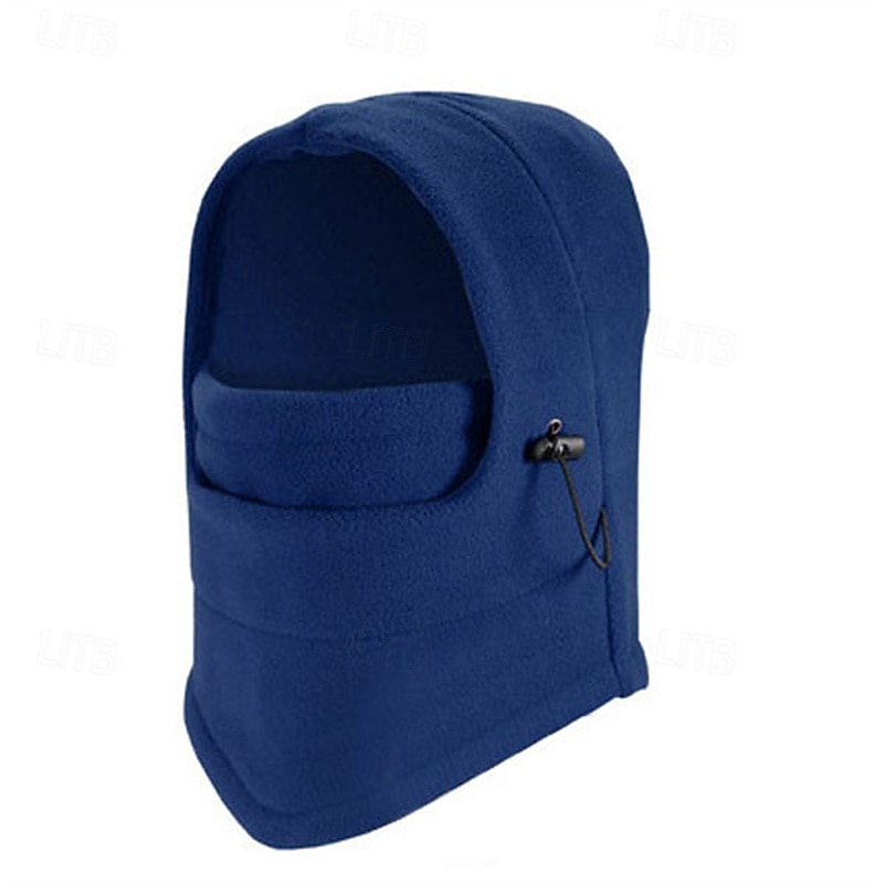 Hombre Unisexo Esquí de balaclava Gorro pasamontañas Pasamontañas de forro polar Sombrero protector Sombreros de invierno Negro Rosa Fibra de acrílico Vellón Acogedor Ropa Cotidiana Noche Color 2026 - $9.49 –P6