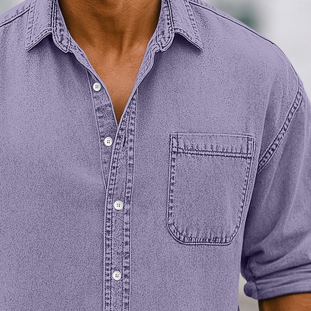 Homens Camisa Social Camisa casual camisa vintage camisa de botão Vinho Azul Marinha Manga Longa Tecido Lapela Casual Streetwear Bolsos Roupa Algodão Elastano Vintage Moda Retro Vintage de 2026 por $31.99 –P2