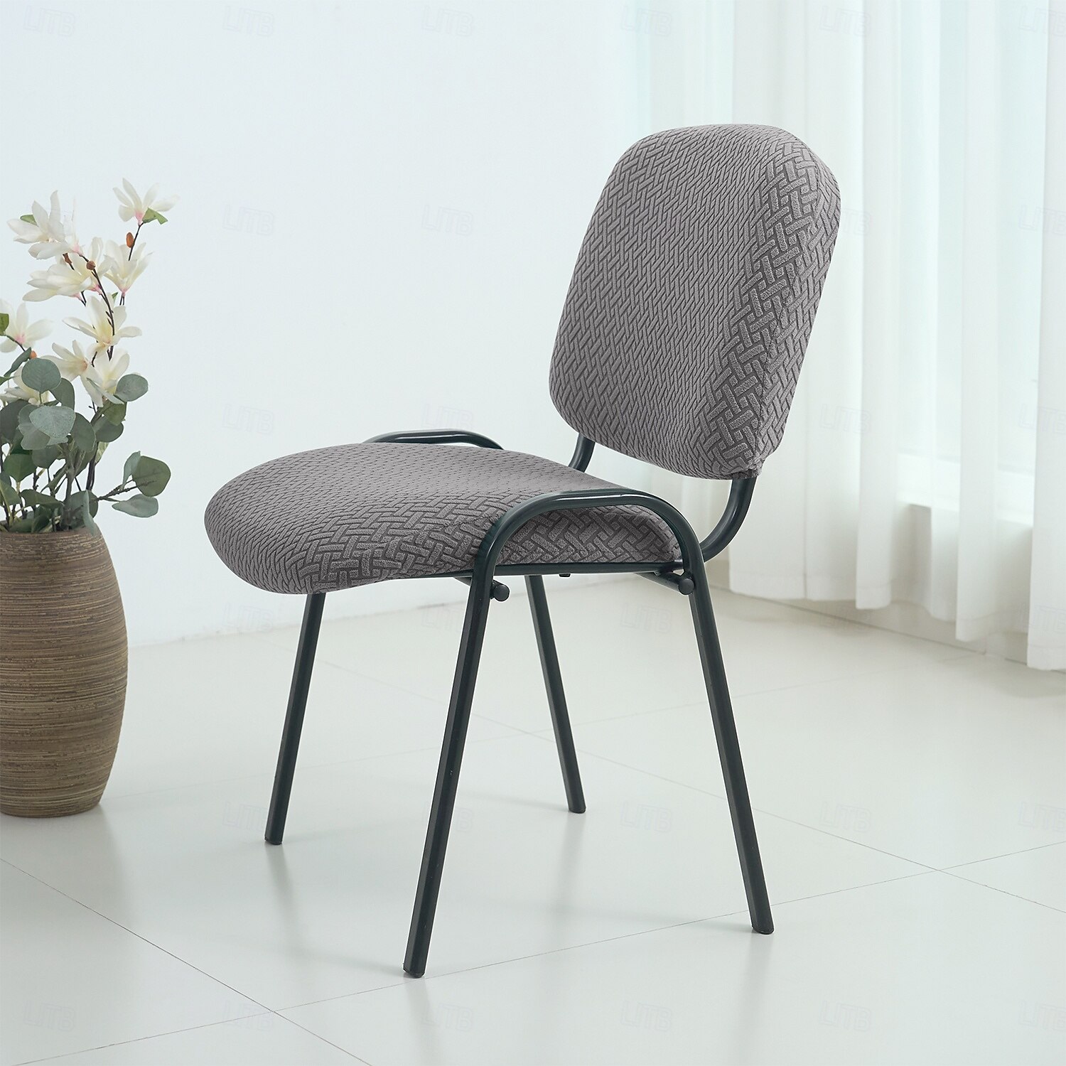 Set 2 huse pliante jacquard pentru scaune, huse detașabile elastice pentru nunți, banchete, petreceri sau decor pentru casă 2026 - $13.49 –P4