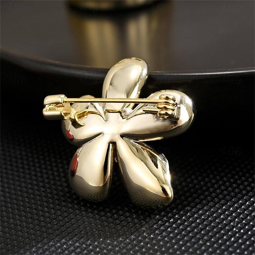 Broches Retro Flor Moda Estilo bonito Simples Broche Jóias Rosa Claro Para Casamento Festa Presente Noivado Baile de Formatura Festival de 2026 por $16.49 –P3