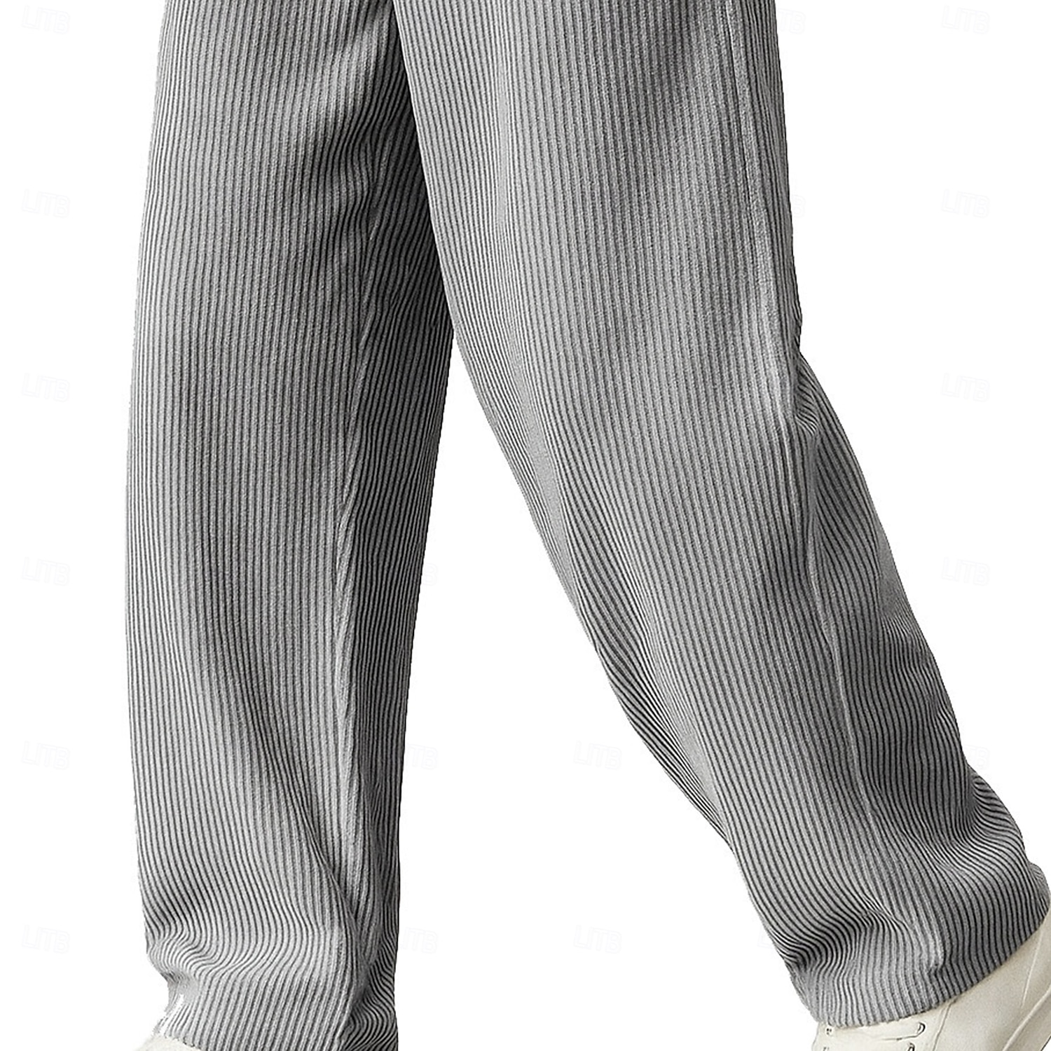 Homme Pantalons Pantalon en velours côtelé Pantalons Amples Pantalon de survêtement droit Cordon de serrage Taille Élastique Couleur Unie Confort Longueur complète Quotidien Extérieur Vêtements de rue de 2026 ? $22.99 –P4
