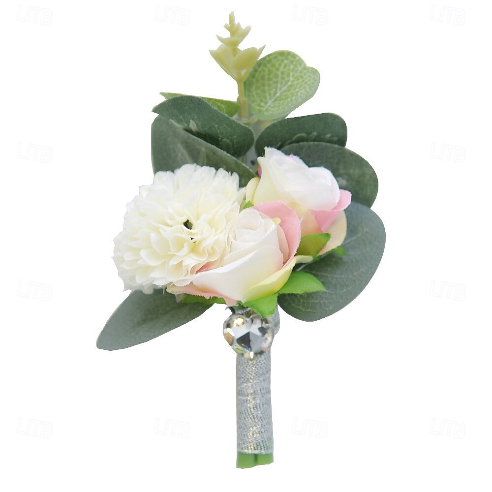Fiori da polso da sposa Fiore all'occhiello Matrimonio / Evento / Festa Tessuti Floreale del 2026 a $17.49 –P9