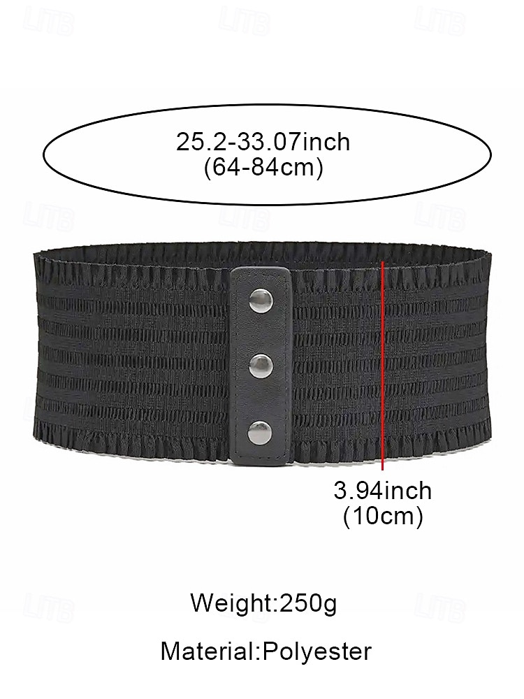Women's Elastic Christmas Waist Belt with Ruffle Design, Adjustable Fit, Multiple Colors for Holiday Style 2026 - $9.99 –P11