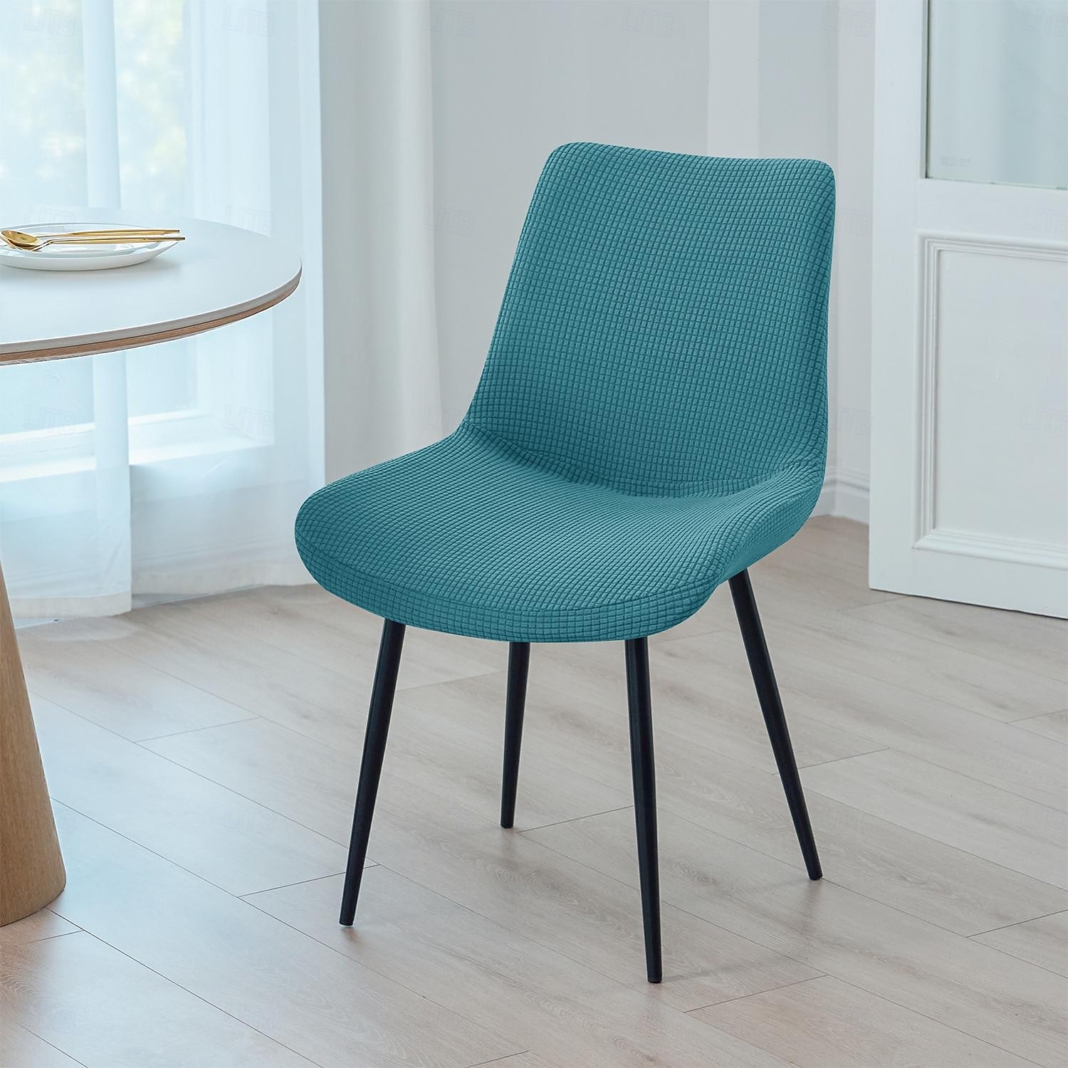 1ks žakárový potah na jídelní židli, strečový potah na židli pro domácnost, kuchyň, banket nebo svatbu v USA 2025 - $11.49 –P4